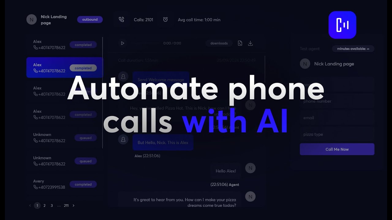 CallFluent AI - Automate Phone Calls With AI in Under 3 Minutes