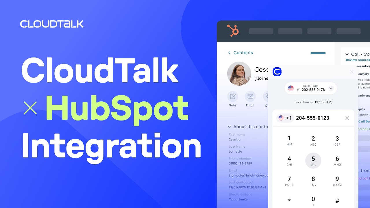 HubSpot Integration With CloudTalk