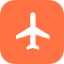 icon-plane-travel-orange