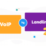 Illustration VoIP vs landline