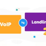 Ilustración VoIP vs teléfono fijo