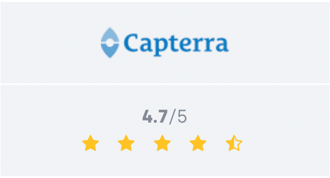 Logo Capterra-Bewertung