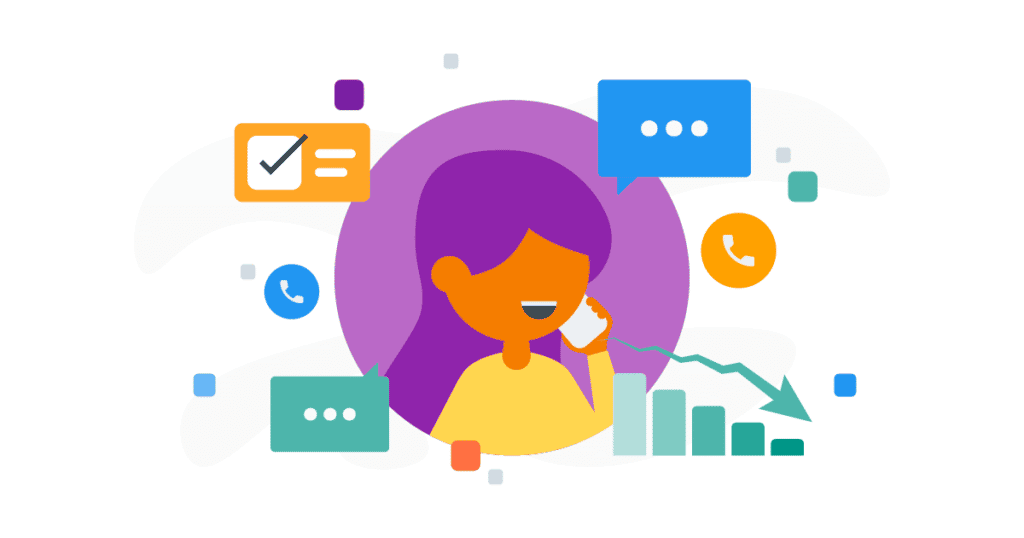 Reduzir contas call center compartilhar