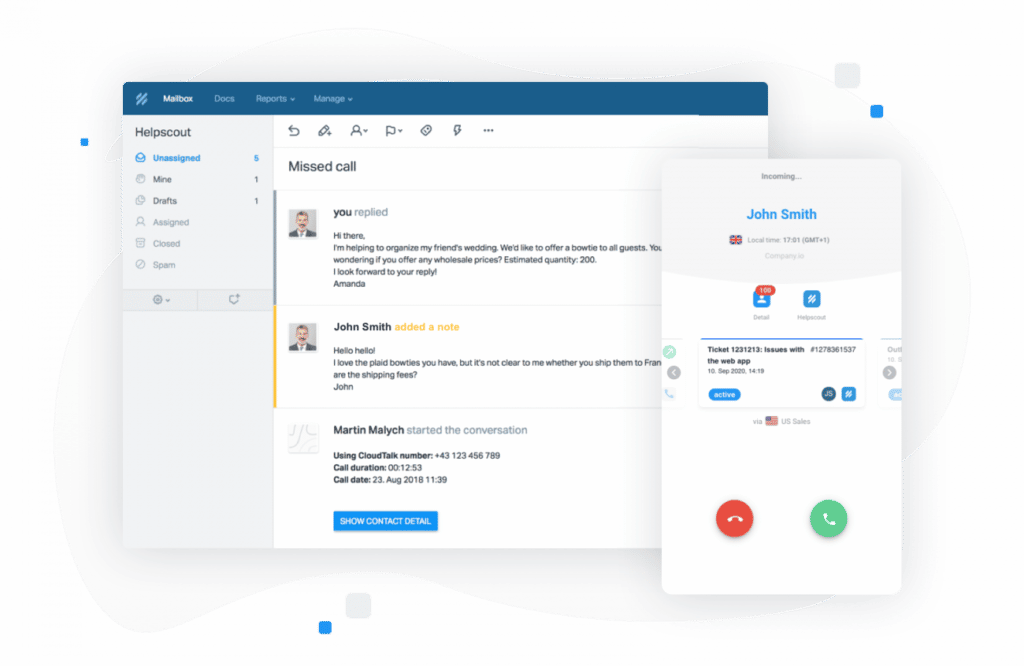 integrare cloudtalk pentru helpscout