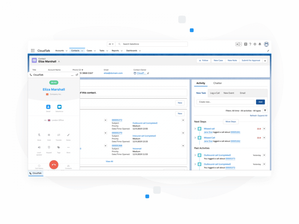 cloudtalk integratie voor salesforce