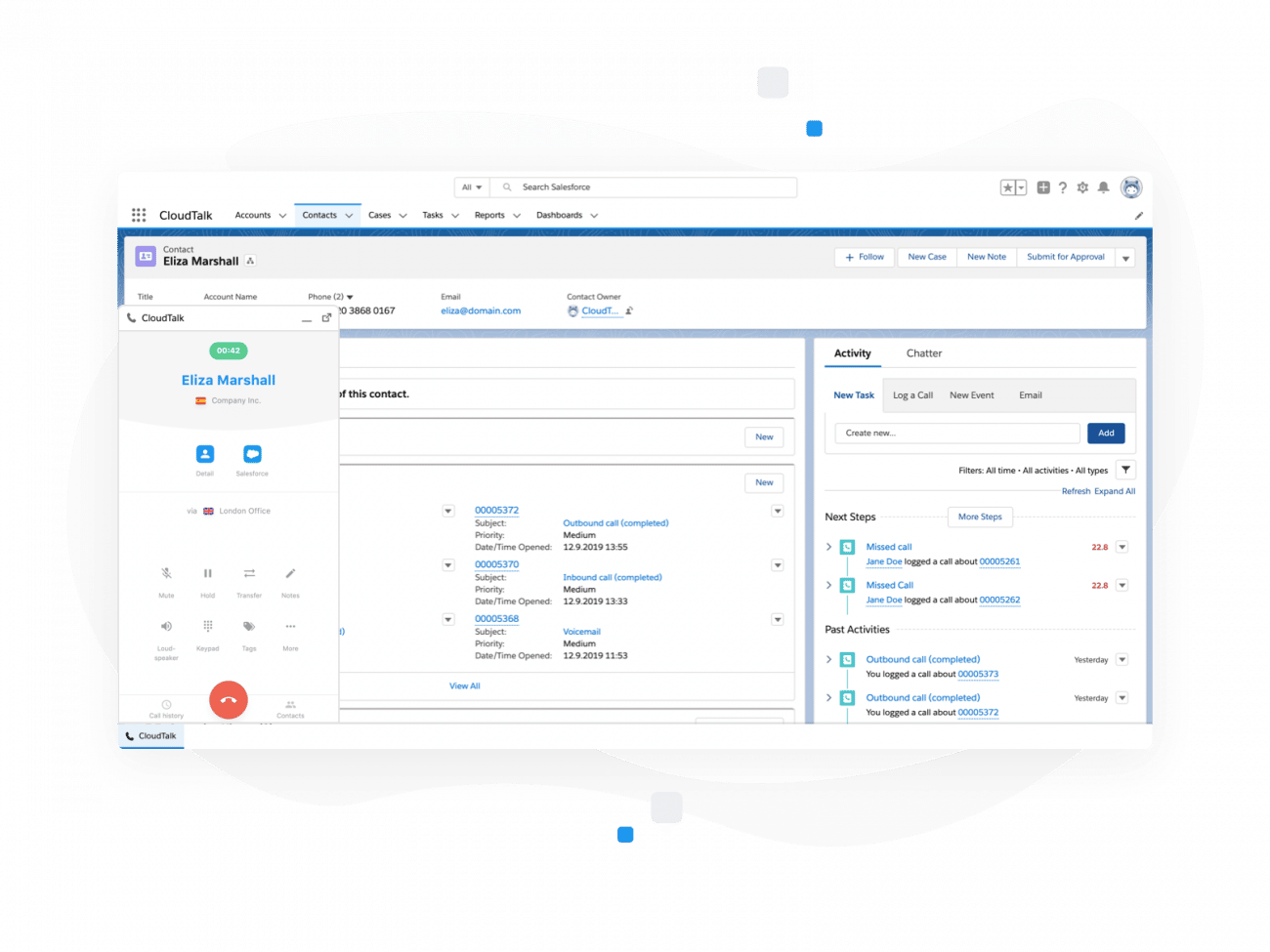 Integrazione cloudtalk con salesforce