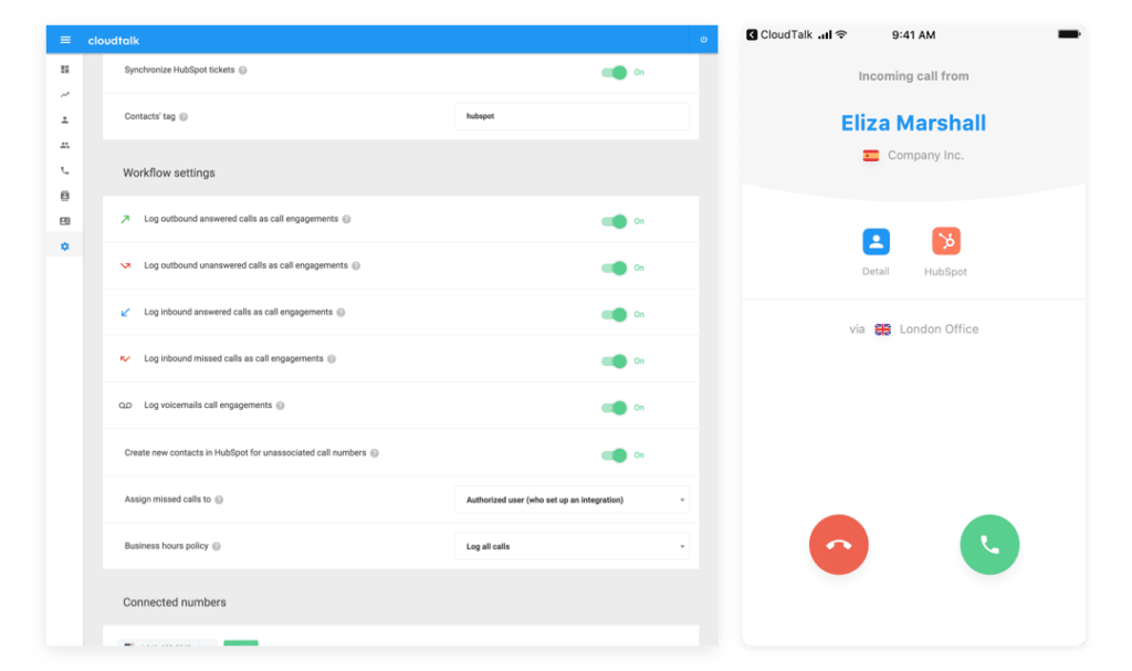 configurações do fluxo de trabalho do hubpost