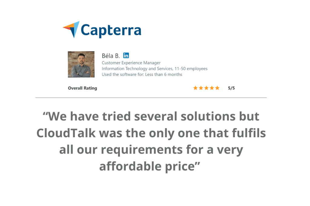 capterra review Bela B.