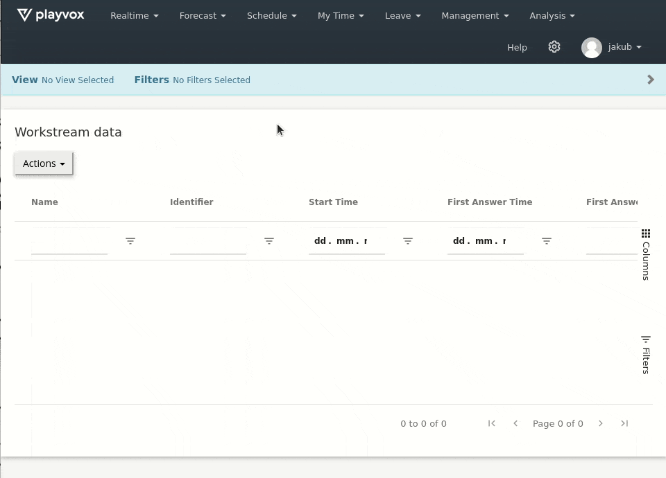 Playvox WFM Integration