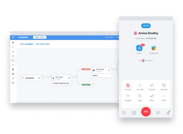 REM feature call transfer ATF