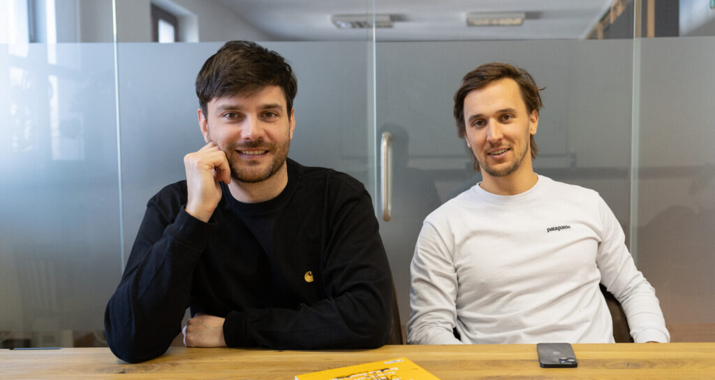 Tomáš Ondrejka and Peter Ďuriš, the founders of Kickresume