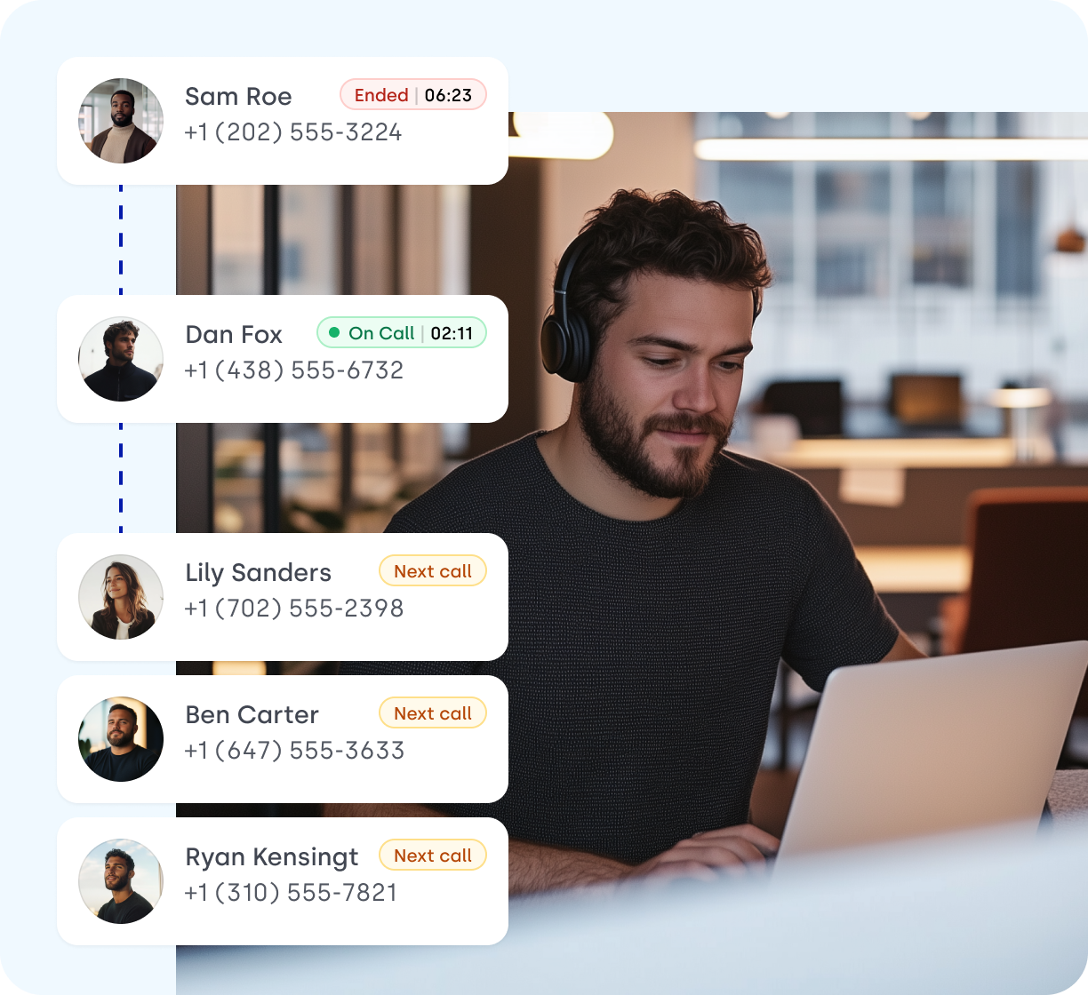 agent-making-calls-using-power-dialer