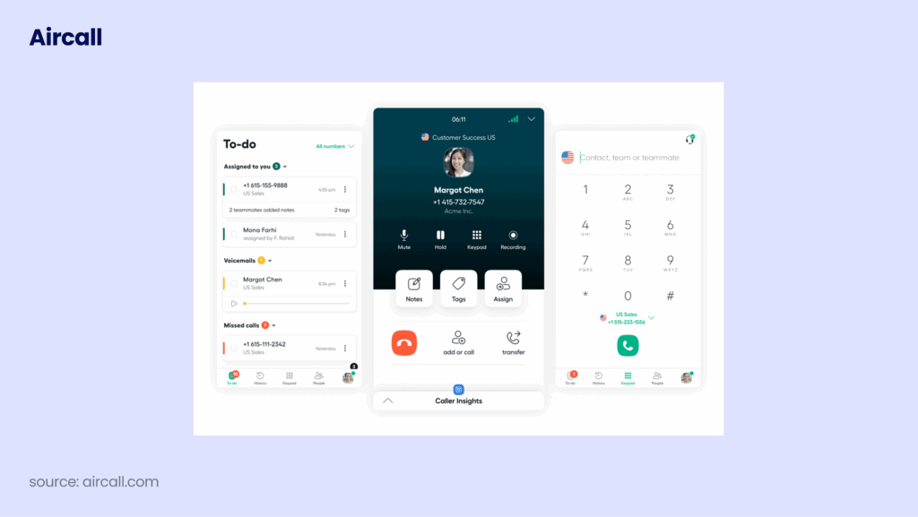 Aircall Dialer