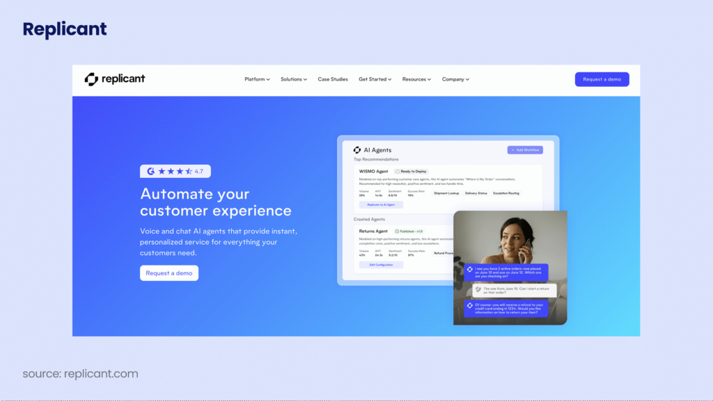 Replicant AI Virtual Receptionist