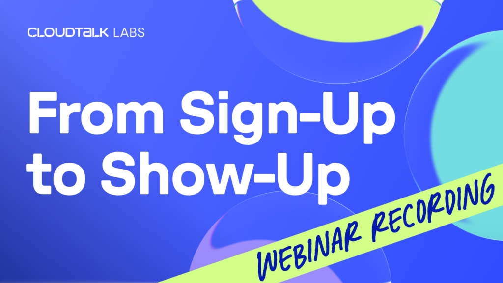 Event Follow-Up Playbook: AI Voice Agents for Pipeline | CloudTalk Webinar