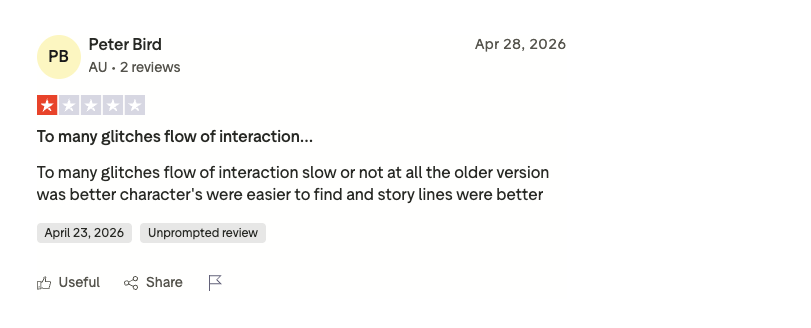 talkie ai review trustpilot