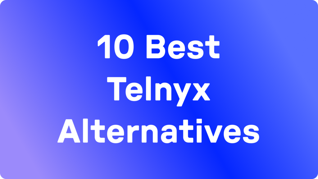 telnyx alternatives