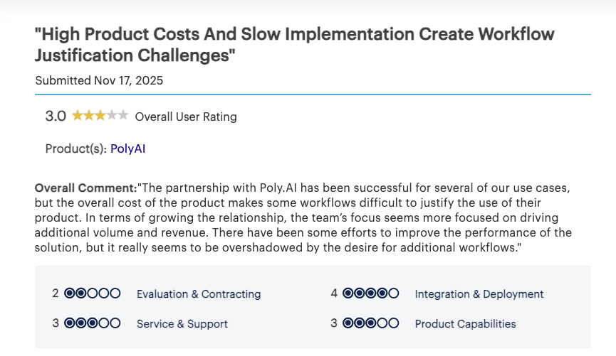 polyai gartner review