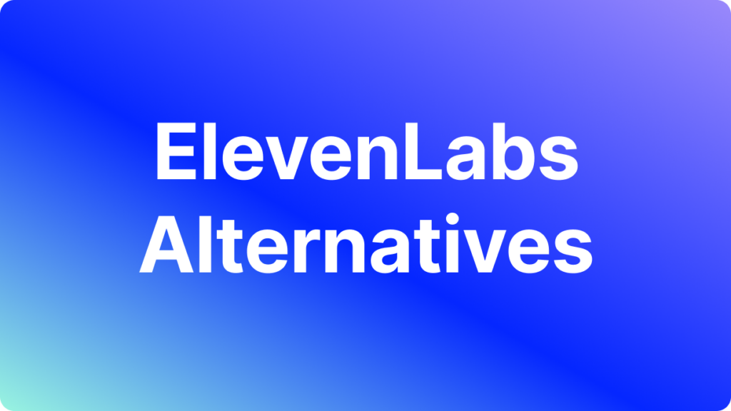 As 10 Melhores Alternativas à ElevenLabs para Chamadas com IA (2026)