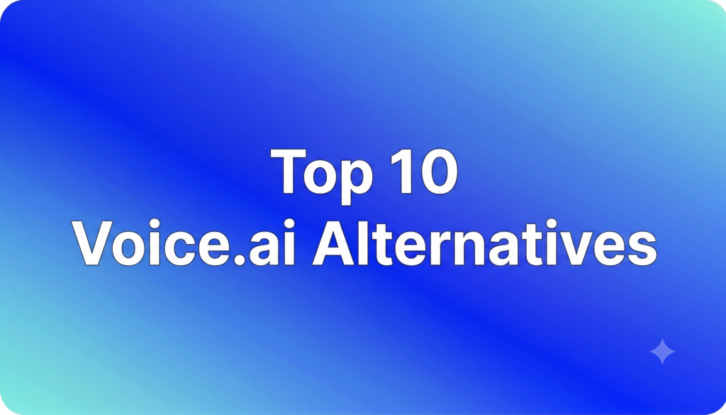 voice.ai alternatives