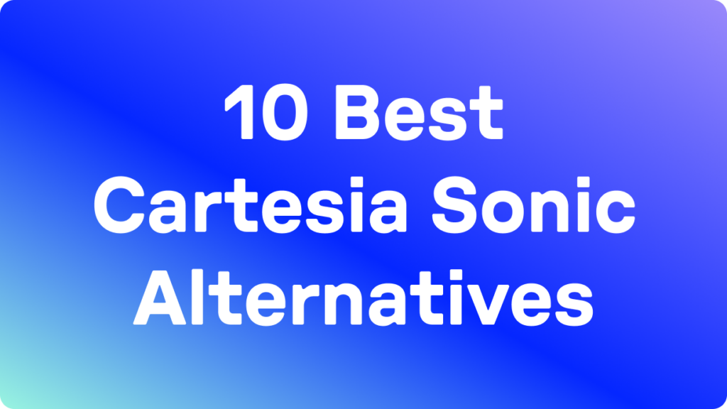 10 Best Cartesia Sonic Alternatives blog hero image